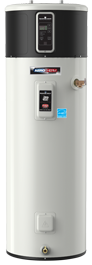Heat Pump water heaters are efficient water heating systems that reduce humidity and excess heat from the rooms they are in!